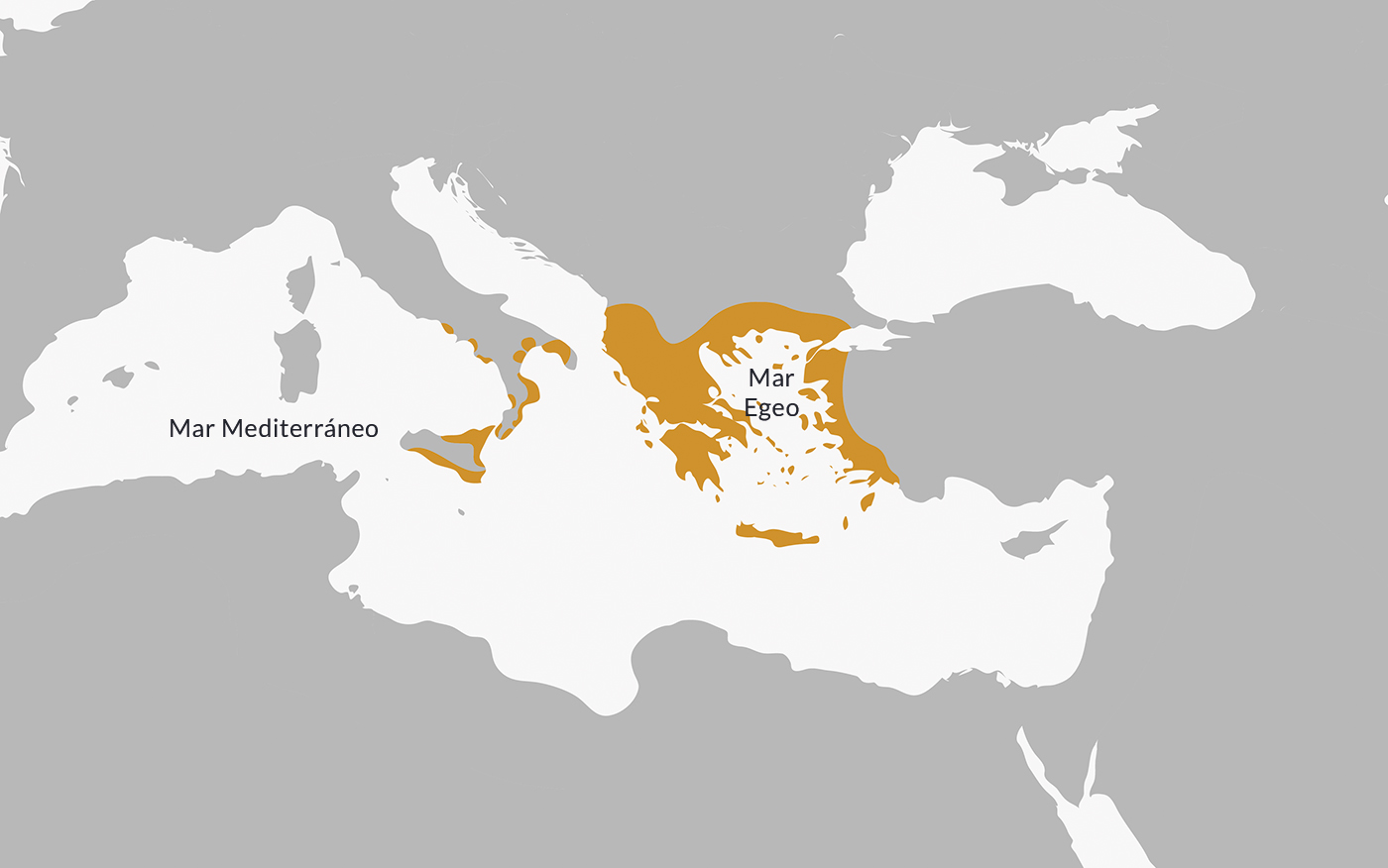 Ubicación en el mapa de la Antigua Grecia.