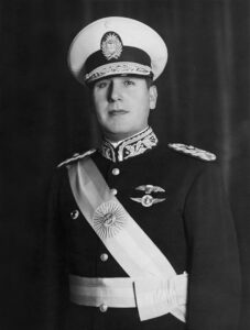 Retrato oficial de Juan Domingo Perón en 1946
