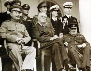 fotografía de los líderes de los aliados