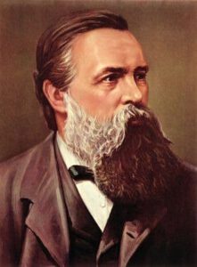Retrato de Friedrich Engels.