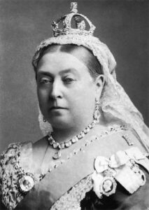 Retrato de la reina Victoria.