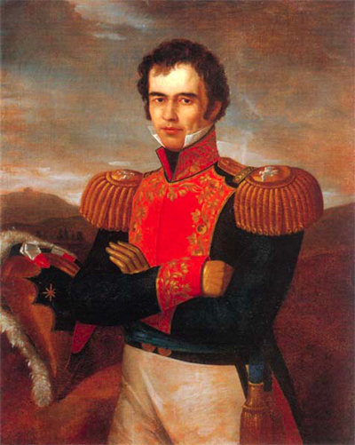Retrato de Gadalupe Victoria.