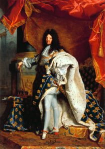 Representación de Luis XIV